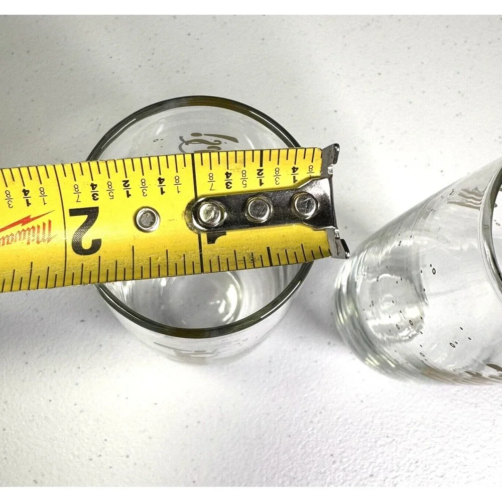 Set of 2 Champagne Glasses Stemless, 
